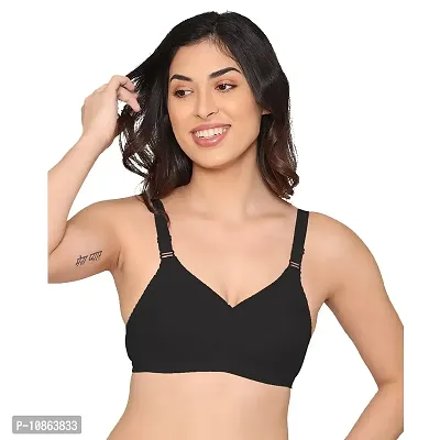 Buy Kalyani Pack of 2 Full Coverage Cotton Bra 5013 Black White 36 (B)  Online In India At Discounted Prices