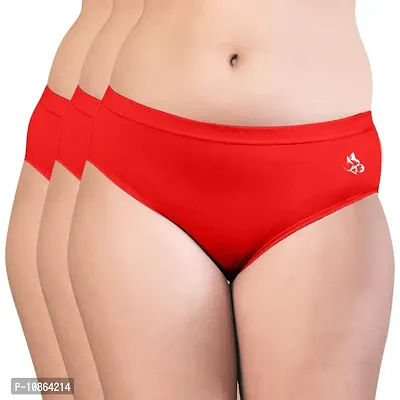 Buy Kalyani Mid Rise Hipster Panties Pack of 3, Panties for Women Combo  Pack, Size - 2XL