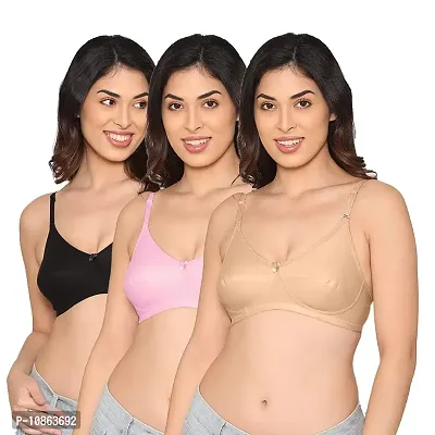 Buy Kalyani Pack of 3 Everyday Bra with Detachable Strap 5043 Online In  India At Discounted Prices