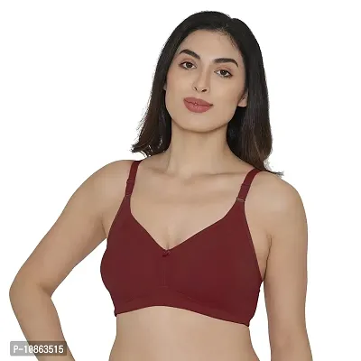 SKDREAMS Rose Cotton Blend Seamless Non Padded Non-Wired Medium Coverage  Pack of 1 Women's Bralette
