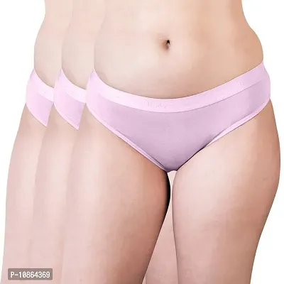 Buy Kalyani Mid Rise Bikini Panties Pack of 3, Panties for Women Combo  Pack, Size - L