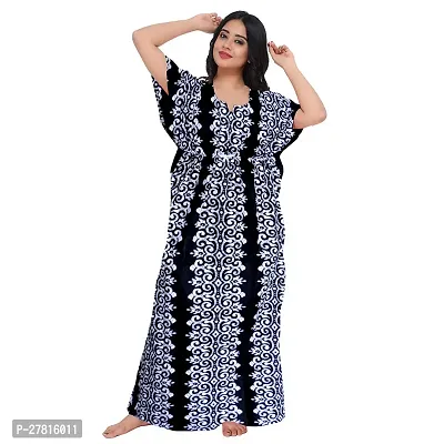 Viscironi Multicoloured Cotton Printed Nightdress For Women-thumb4