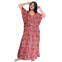 Viscironi Multicoloured Cotton Printed Nightdress For Women-thumb3