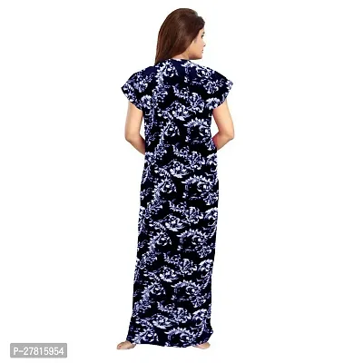 Dauina Multicoloured Cotton Printed Nightdress For Women - Pack of 2-thumb4