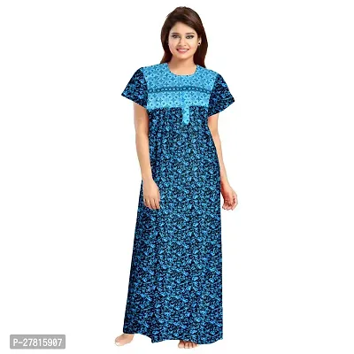 Dauina Multicoloured Cotton Printed Nightdress For Women - Pack of 2-thumb5