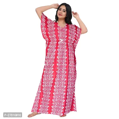 Viscironi Multicoloured Cotton Printed Nightdress For Women-thumb3