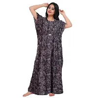 Viscironi Multicoloured Cotton Printed Nightdress For Women-thumb1