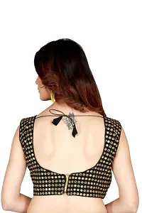 Attractive Georgette Mirror Work Stitched Blouse-thumb1