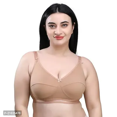 Stylish Cotton Solid Bra For Women-thumb0