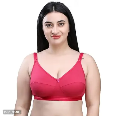 Stylish Cotton Solid Bra For Women