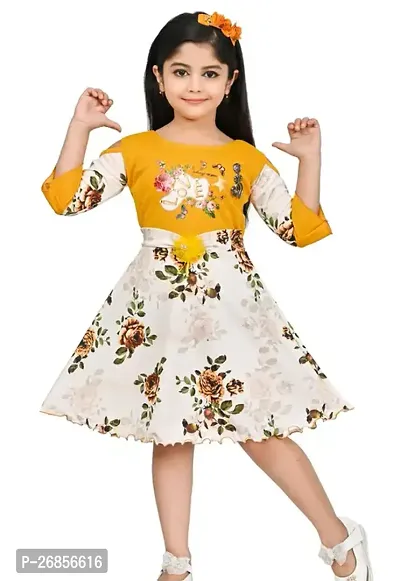 Stylish Girls Silk Blend Frock