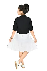 Stylish Girls Crepe Frock-thumb2