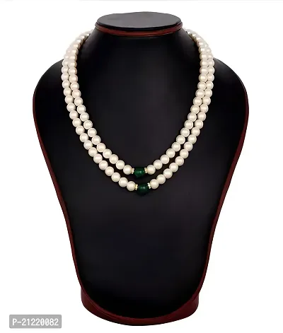 Partyware Two Layer Pearl Necklace-thumb0