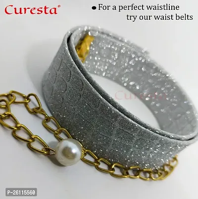 Curesta reg; Trendy Women Belt With Adjustable Chain-thumb2