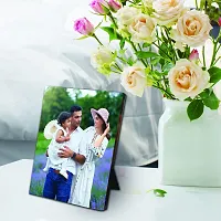 PHOTOJAANIC Personalized Table Photo Frames with Your Photo of size 8X6 Portrait | Customized Photo Frame For Wall  Table Gift Photo Frame | Add your own designs, patterns, text  photo| Best personalized gift-thumb2