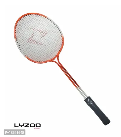 LYZOO Florescent Badminton Racket Set of 2 Multicolour Double Shaft Badminton Racquet Multicolor Strung Badminton Racquet  (Pack of: 2, 120 g)-thumb3
