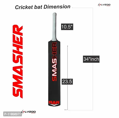 LYZOO Hard PVC/Plastic cricket Bat Cricket Bat Kit PVC/Plastic Cricket Bat  (800-900 g) for all age group unisex-thumb5