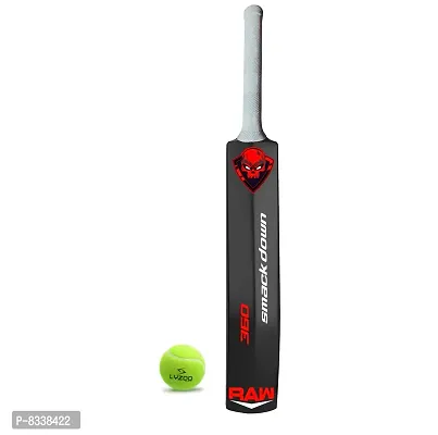 Lyzoo Hard plastic Cricket Bat kit FULL Size (34x4.5) Premium PVC Cricket bat (800g) PVC/Plastic Cricket Bat  (750-800 g)-thumb0