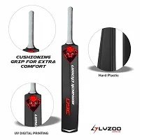 Lyzoo Hard plastic Cricket Bat kit FULL Size (34x4.5) Premium PVC Cricket bat (800g) PVC/Plastic Cricket Bat  (750-800 g)-thumb3