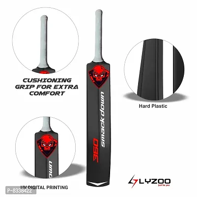 Lyzoo Hard plastic Cricket Bat kit FULL Size (34x4.5) Premium PVC Cricket bat (800g) PVC/Plastic Cricket Bat  (750-800 g)-thumb4