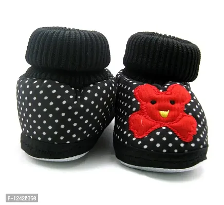 Kids Choice Baby Girls Shoes| Baby Footwear's| Ankle Booties| Infant Shoes for Newborn| First Walking Baby Shoe| 0-12 Months Age| Red Sparkle Glitter Shoes Shoes| Baby Sequin Soft Boots-thumb3