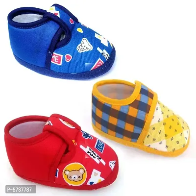 Kids Choice Soft Cotton Sole Cat Shoes for 3-12 Month's Baby Girl and Baby Boys