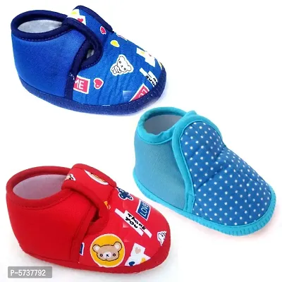 Kids Choice Soft Cotton Sole Cat Shoes for 3-12 Month's Baby Girl and Baby Boys