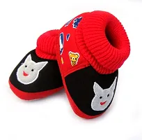 Kids Choice Baby Shoes for 3-12 Months booties  Baby Girl and  Boys Combo of 6 pair-thumb1