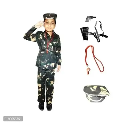 Kaga Fancy Dress Army Dress For Kids-thumb0