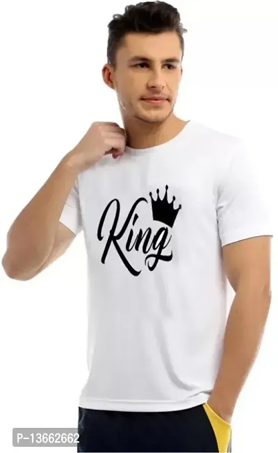 Polyester Round neck casual type printed men tshirt-thumb0