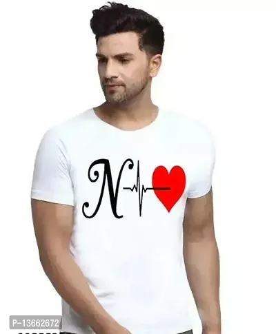 Polyester Round neck casual type printed men tshirt-thumb0