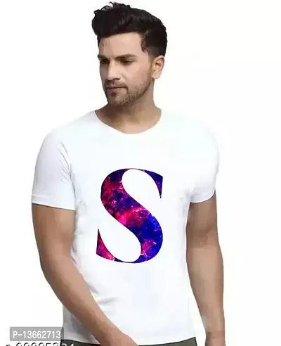 Polyester Round neck casual type printed men tshirt-thumb0