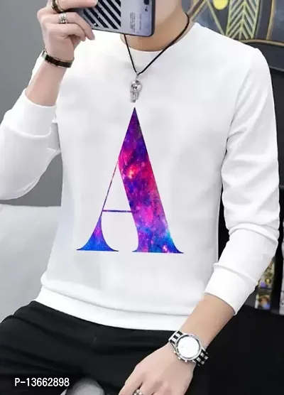 Polyester Round Neck Casual Type Regular Length Printed Men tshirt-thumb0