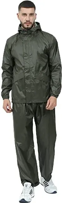 Premium Solid Raincoat For Men and Women-thumb0