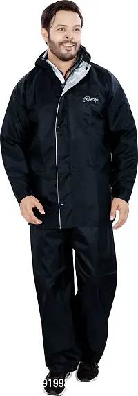 Premium Solid Raincoat For Men and Women-thumb0