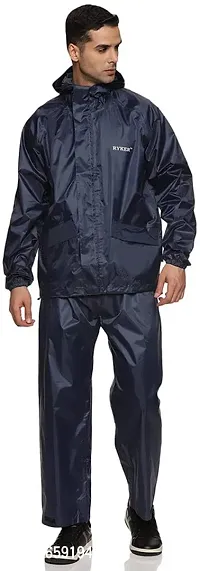 Premium Solid Raincoat For Men and Women-thumb0