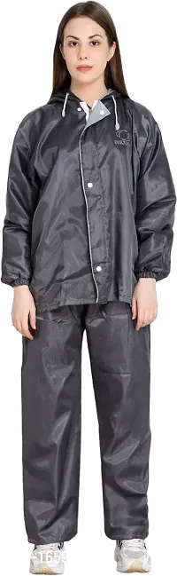 Premium Solid Raincoat For Men and Women-thumb0