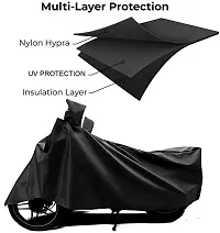 Protective Polyester Waterproof Two Wheeler Bike Cover For Bajaj Avenger 150 Street-thumb1