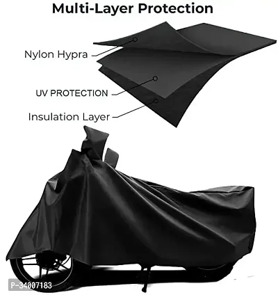 Protective Polyester Waterproof Two Wheeler Bike Cover For Bajaj Avenger 150 Street-thumb2