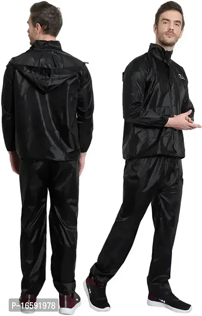 Premium Solid Raincoat For Men and Women-thumb0