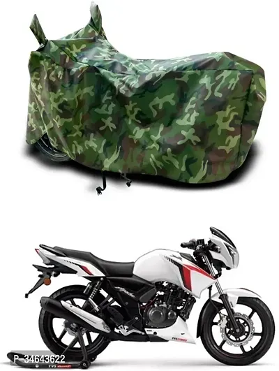 Stylish Two Wheeler Cover Tvs Apache Rtr 160 4V-thumb0