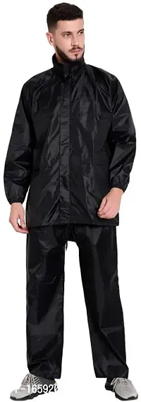 Premium Solid Raincoat For Men and Women-thumb0