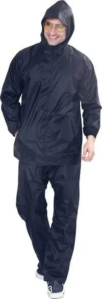 Premium Solid Raincoat For Men and Women-thumb0