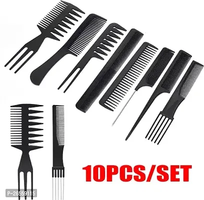 HITAN 10Pcs Pro Salon Hair Cut Styling Hairdressing Barbers Combs Brush Set COMB 10 PC-thumb0