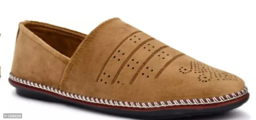 Elegant Brown Mesh  Loafers For Women