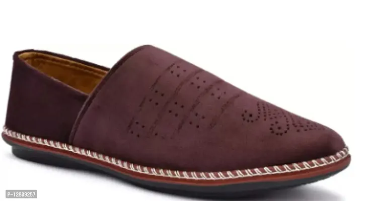 Elegant Brown Mesh  Loafers For Women-thumb0