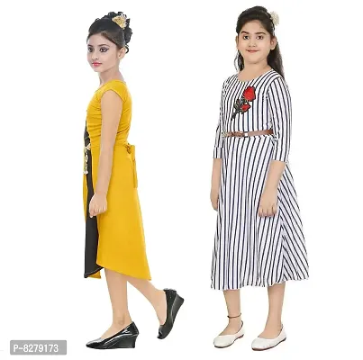 Vastra Fab Girl Dress Combo Multicolour-thumb2