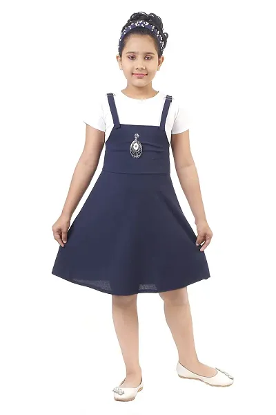 Alluring Blend Two Piece Dress For Baby Girls