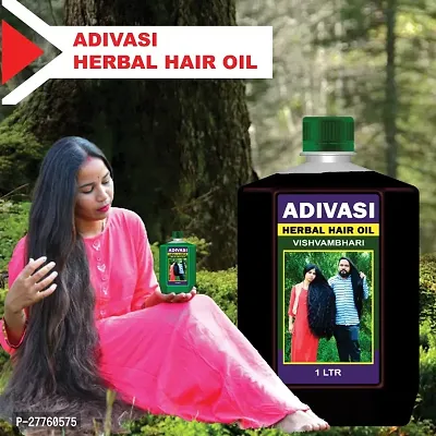 Adivasi Herbal Hair Oil 1 Ltr-thumb0