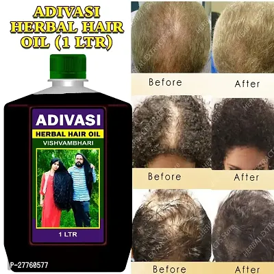 Adivasi Herbal Hair Oil 1 Ltr-thumb0